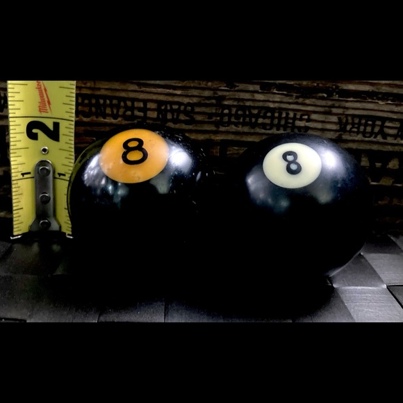 Vintage 8 Ball | Two Vintage 8 Balls | Bakelite 8 Balls - Picture 2 of 5